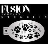 Fusion Stencil - Prowling Paw Print - FS23